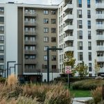 Modern sosyal konut ve apartman blokları